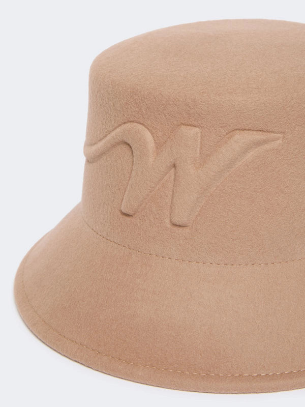 Bucket in feltro di lana - CAMMELLO WEEKEND MAXMARA