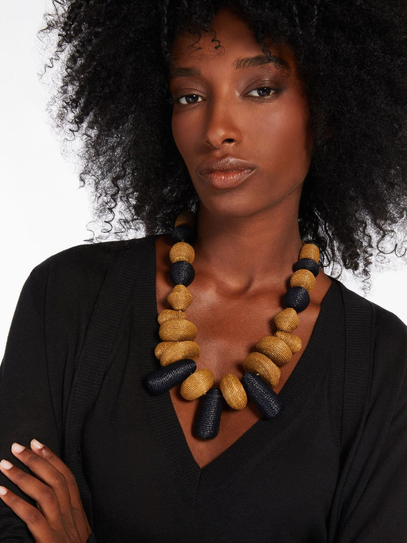 Collana lunga in paglia WEEKEND MAXMARA