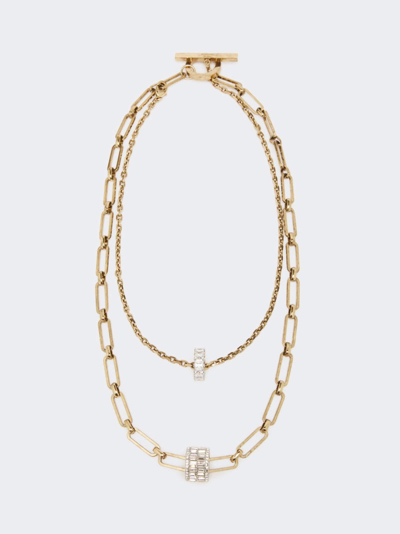 Collana doppio filo in metallo WEEKEND MAXMARA