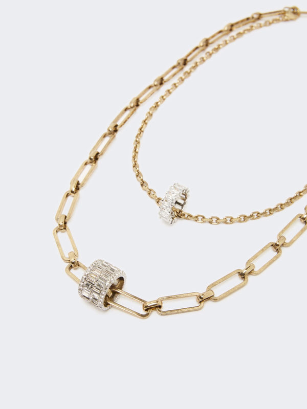 Collana doppio filo in metallo WEEKEND MAXMARA