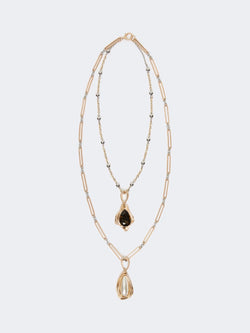Collana in metallo e resina - ORO WEEKEND MAXMARA
