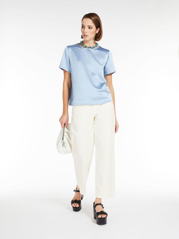 BLUSA IN RASO E JERSEY weekend maxmara