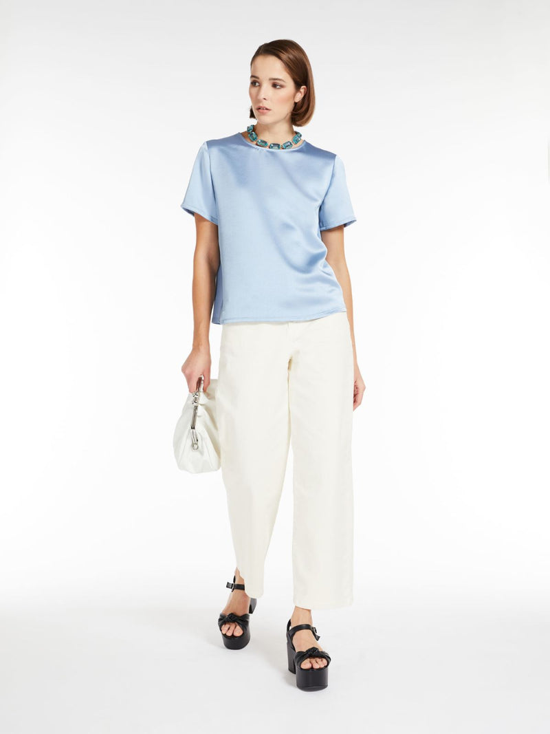 BLUSA IN RASO E JERSEY weekend maxmara