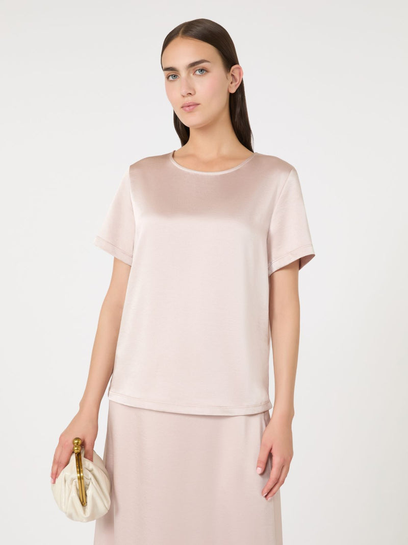 T-shirt in raso e jersey WEEKEND MAXMARA