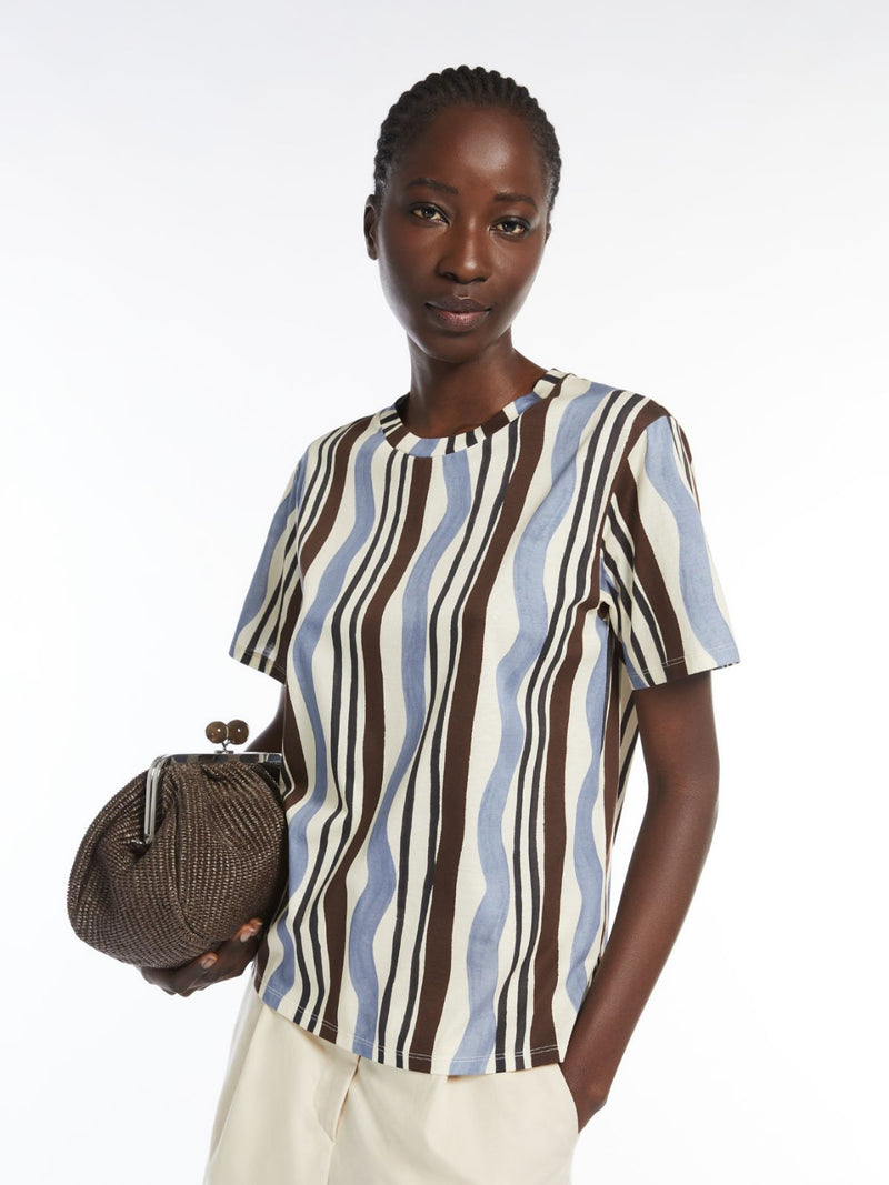 T-shirt in jersey stampato WEEKEND MAXMARA