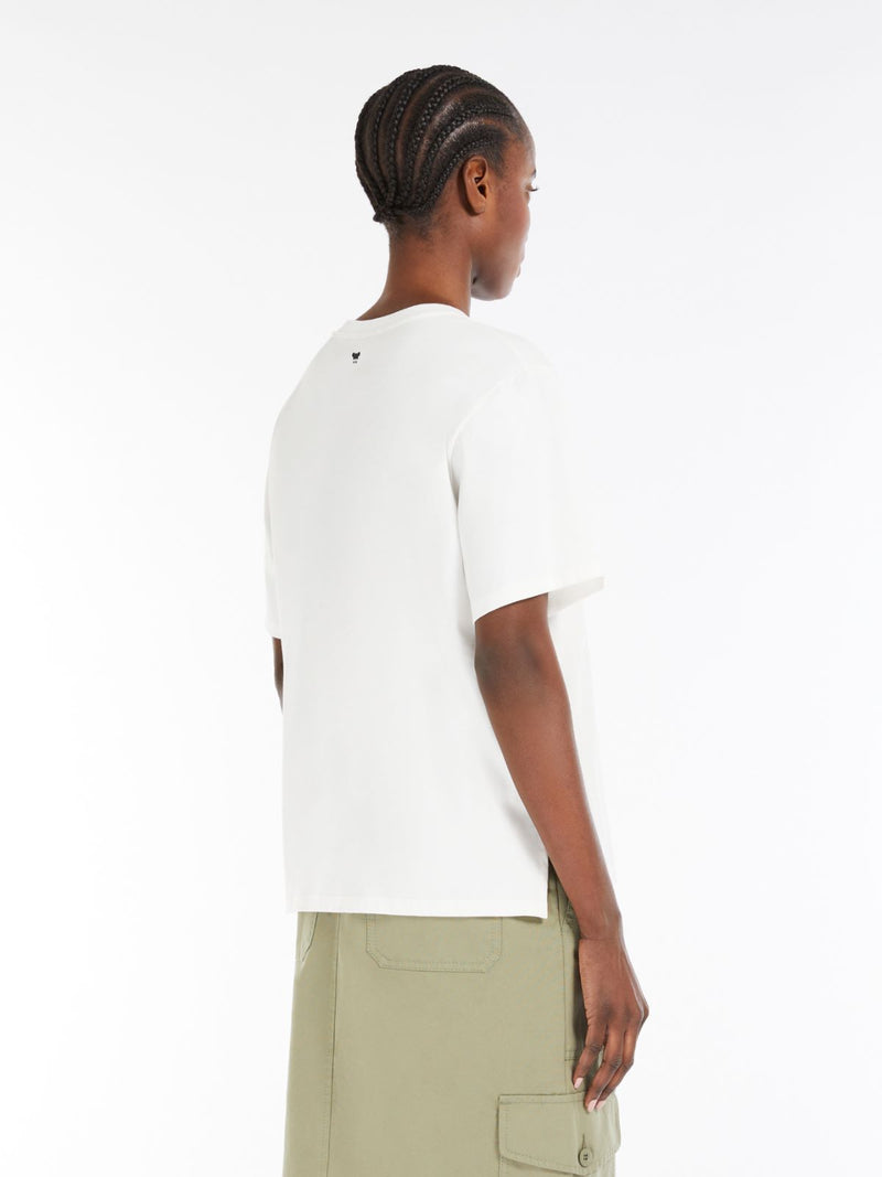 T-shirt in jersey con stampa  WEEKEND MAXMARA