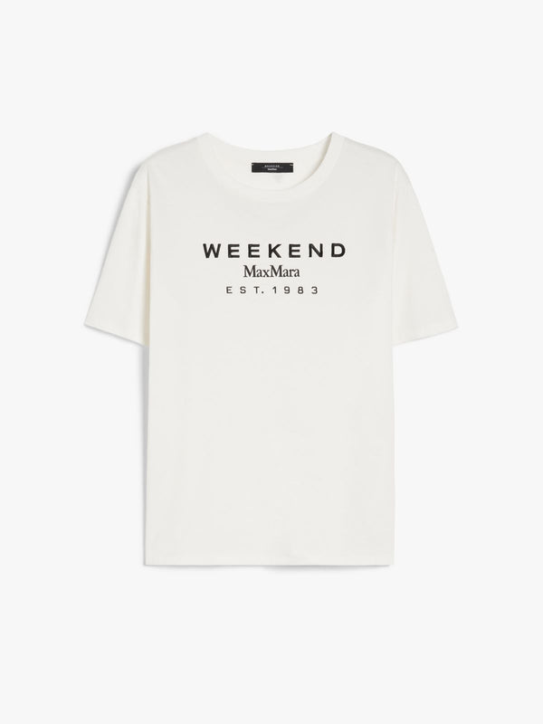 T-shirt in jersey con stampa  WEEKEND MAXMARA
