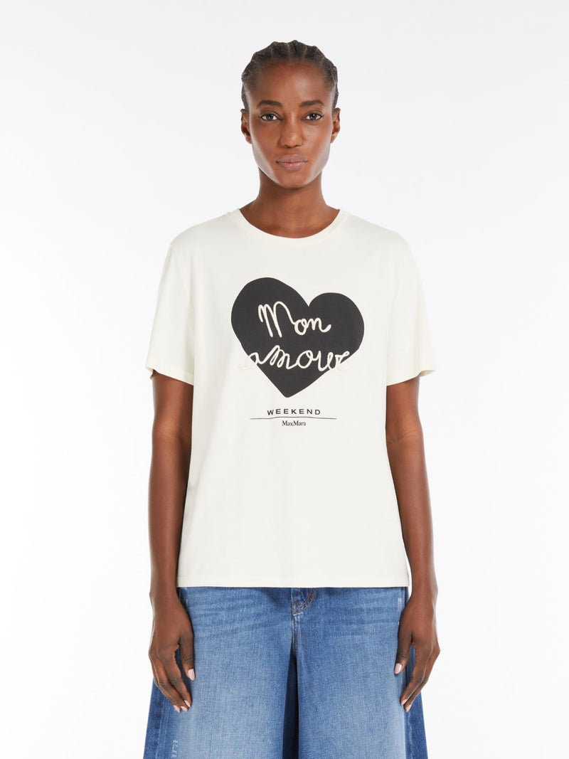 T-shirt in jersey di cotone  WEEKEND MAXMARA