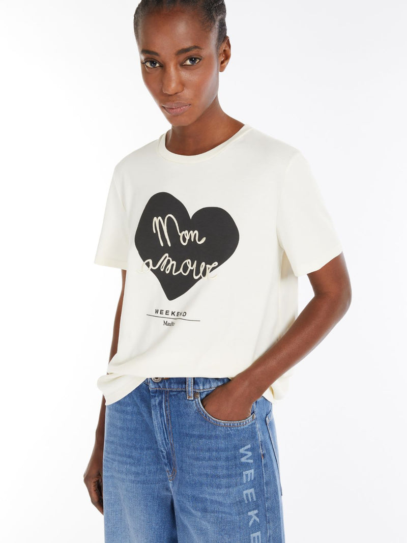 T-shirt in jersey di cotone  WEEKEND MAXMARA
