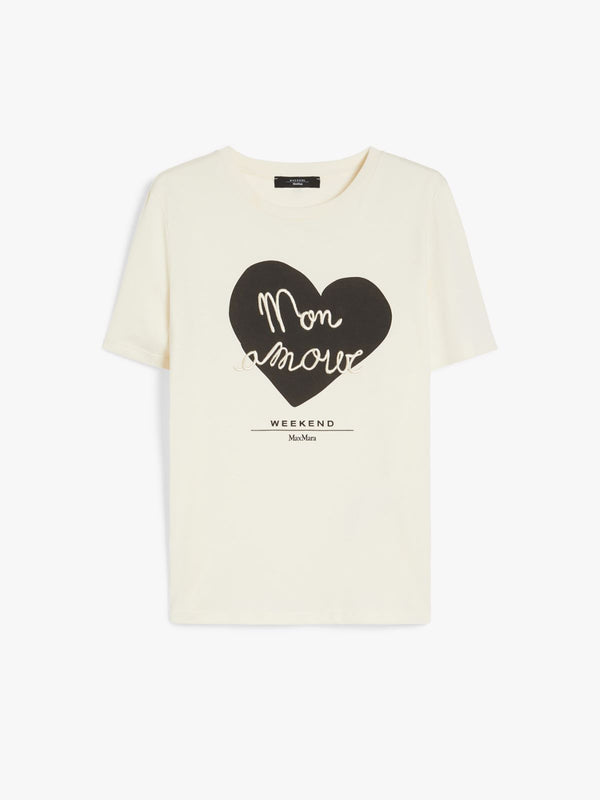 T-shirt in jersey di cotone  WEEKEND MAXMARA