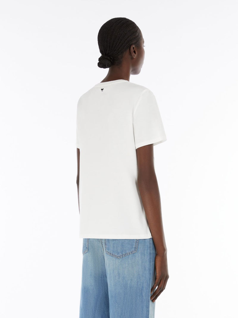 T-shirt in cotone con stampa WEEKEND MAXMARA