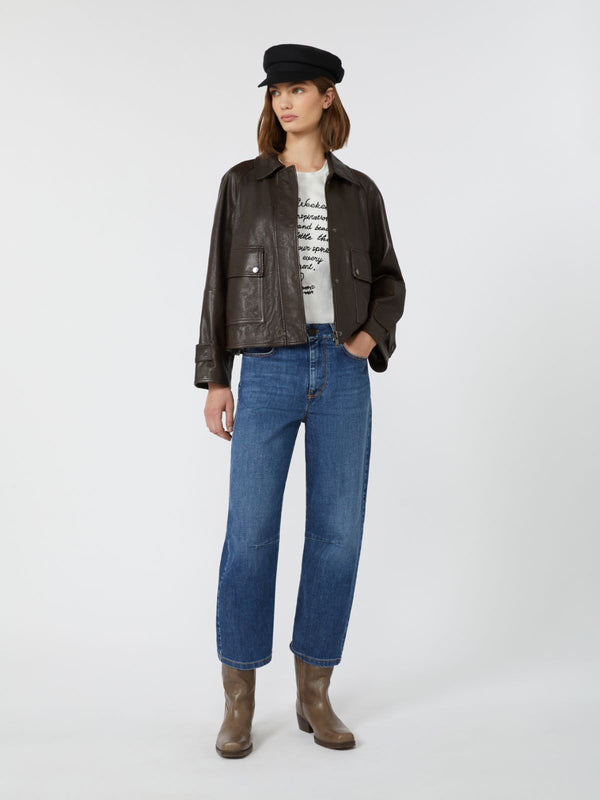 T-shirt in cotone con stampa WEEKEND MAXMARA