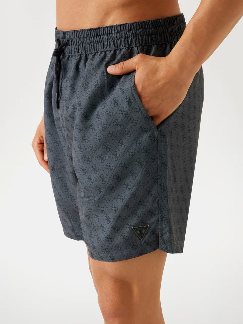 Costume da bagno uomo bermuda in twill GUESS
