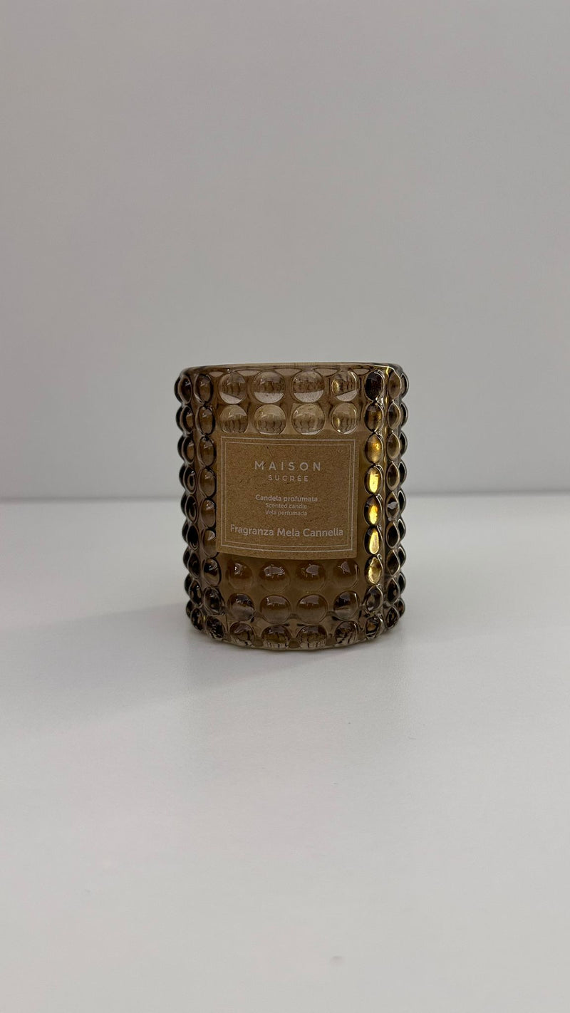 Candela Profumata Mela e Cannella 150gr | Maison Sucrée