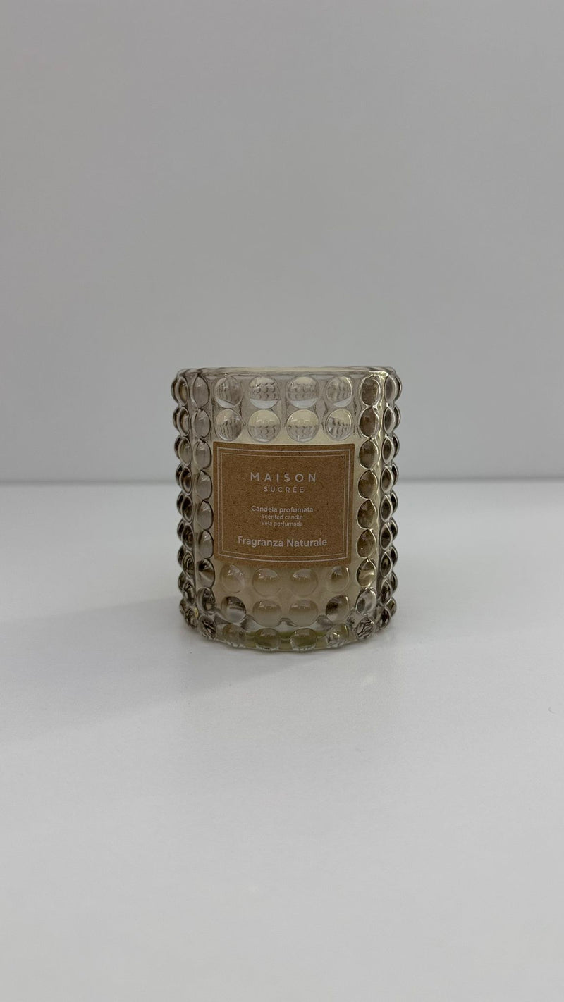 Candela Profumata 250gr - Fragranza Naturale | Maison Sucrée