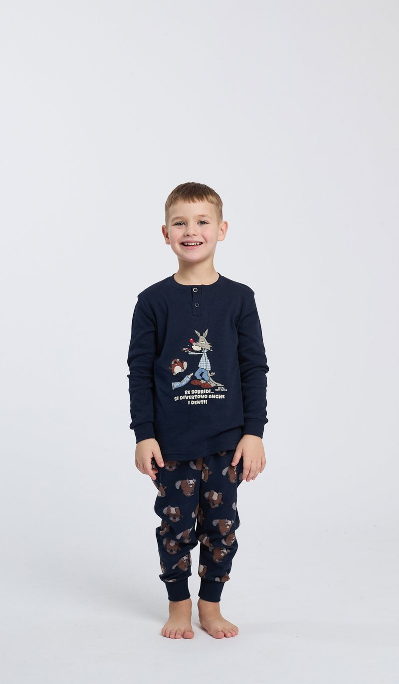 Pigiama Serafino Bimbo Sorridi HAPPY PEOPLE